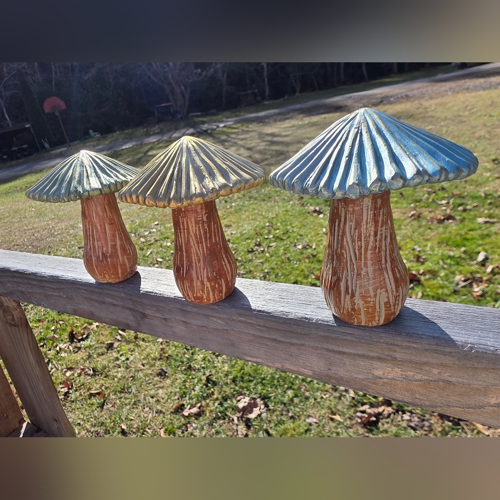 Mushrooms Gold Mushroom Blue Mushroom Green Mushroom